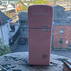 VEUVE CLICQUOT X SMEG Retro Fridge Tin Pink Limited Edition Collectors Item Rare